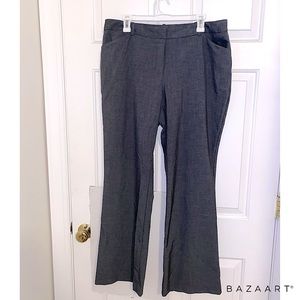 Grey fitted Office Pants